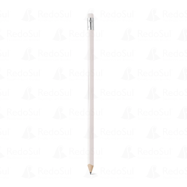 Lápis apontado com borracha personalizado